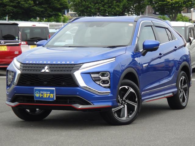 エクリプスクロスＰＨＥＶ(三菱) Ｐ　パワーサウンド　スマートフォン連携８型ナビＤＴＶ　マルチアラウンドモニター　前後ドラレコ　ＡＣ１００Ｖ　マイパイロット 中古車画像