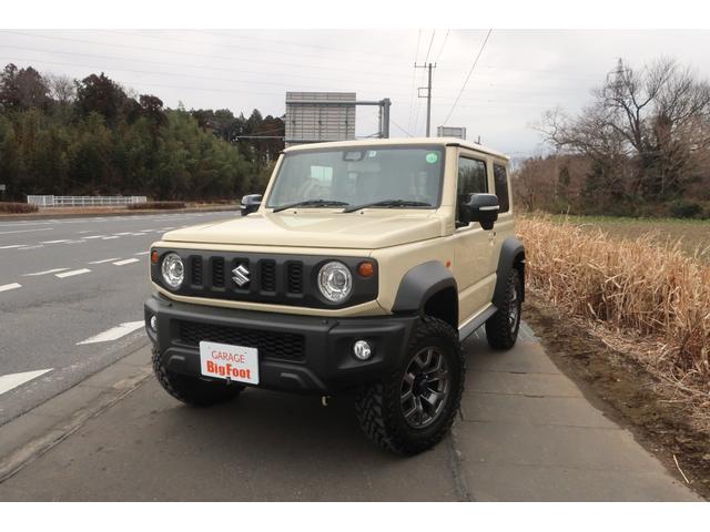 JC 登録済未使用車 リフトアップ 社外ショック MTタイヤ ハードスペアタイヤカバー LEDヘッドライト ヘッドライトウォッシャー レーンアシスト ダウンヒルアシスト シートヒーター ヒーター付きミラー(1枚目)