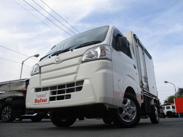 ハイゼットトラック(ダイハツ) （低温冷凍冷蔵車）−２２度設定デンソウ製　＜冷蔵冷凍車＞　デンソー製冷凍機　冷凍冷蔵温度コントローラー　マイナス２２℃　観音扉　左側スライドドア 中古車画像