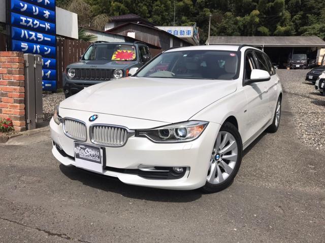 ｂｍｗ ３シリーズ３２０ｄブルーパフォーマンス ツーリング モダン パワーバックドア ハーフレザーシート ミラー一体ｅｔｃ 純正ナビ パワーバックドア パワーシートの中古車 車体価格199万円 12 平成24 年式 走行3 8万キロ 車体色ホワイト 栃木県那須郡那珂川町小川