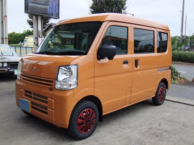 エブリイ ＰＡリミテッド　届出済未使用車　脱着可能キャンピングキット新品　スズキセーフティサポート　キーレス　フロアマット（1枚目）