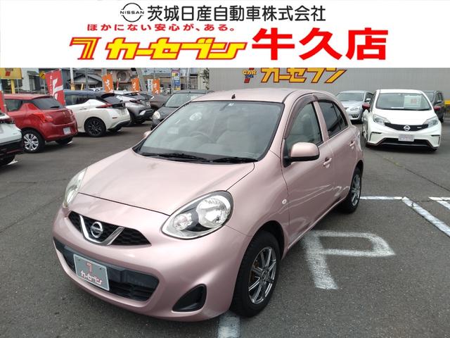 マーチ(日産) Ｘ　Ｖセレクション　純正メモリーナビ　フルセグＴＶ　インテリジェントキー　アイドリングストップ 中古車画像