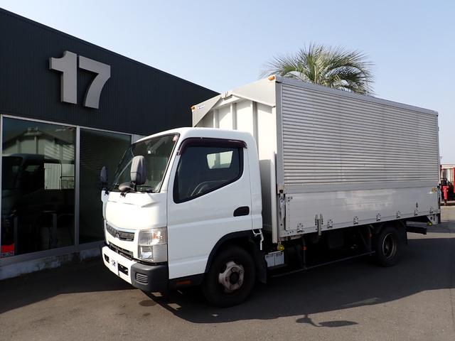 　２４－１２０　３ｔ　ワイドロング　アルミウィング　ラッシングレール２段　床引出しフック４対　ＥＴＣ　バックカメラ　３ペダル　３トン　抹消積載３０００ｋｇ　ボディ内寸長４２７幅２０９高１９５ｃｍ