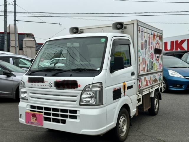 スズキ キャリイトラック 　移動販売車　ＡＴ車　エアコン　パワステ　パワーウィンドウ