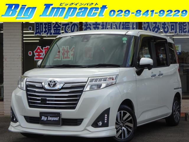 ルーミー カスタムＧ　Ｓ　禁煙車／ナビ／ＴＶ／Ｂｌｕｅｔｏｏｔｈ／バックモニター／ＥＴＣ／両側パワースライド／ドラレコ／リヤソナー／オプションスペアタイヤ（1枚目）