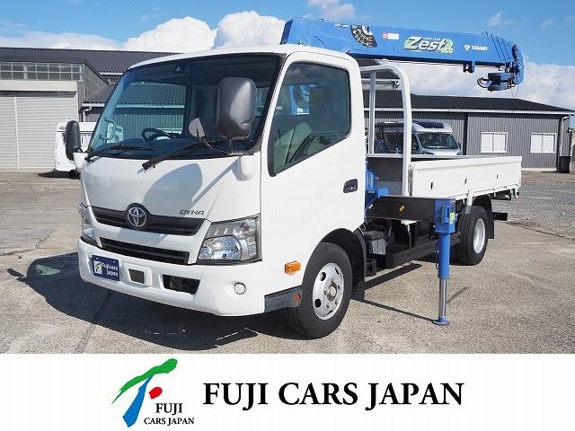 全国納車販売いたします！！ 平成３０年ダイナ　２．６３ｔ吊り４段クレーン　ラジコン　積載２ｔ