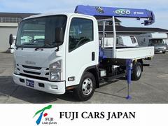 エルフトラック  2.93t吊り4段クレーン ラジコン フックイン 積載2t 荷台寸長さ373幅207 荷台床鉄板張り 差し違いアウトリガー サイドロングボディ 中古車画像