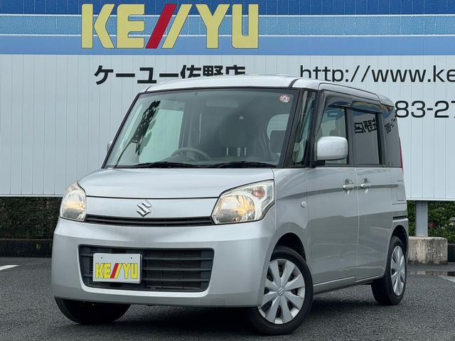 スズキ スペーシア Ｘ　禁煙車　１オーナー　純正スマホ連携ナビ