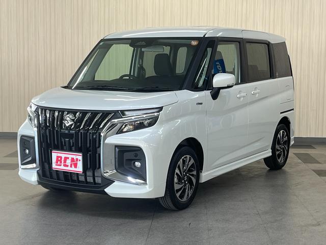 ソリオバンディット(スズキ) ハイブリッドＭＶ　スズキセーフティサポート　ＬＥＤヘッドライト　フォグランプ　両側パワースライドドア　純正アルミホイール　シートヒーター　ステアリングスイッチ　スマートキー　電動格納ミラー 中古車画像