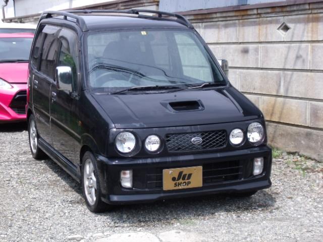 ダイハツ ムーヴ エアロダウンカスタムＸＸ　ｅ／ｇＪＢエンジン４気筒ツインカムターボ　ＡＢＳ付　フロントフォグランプ　純正１４インチアルミ　エアロ　カロッツェリアＣＤカセットプレーヤー　リアスピーカー　ウッド調パネル　キーレスエントリー