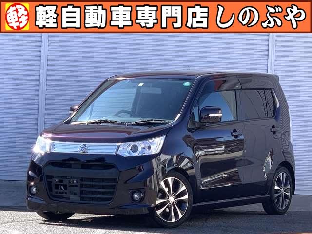 スズキ ワゴンRスティングレー T タナベ車高調 ナビ 純正15インチ