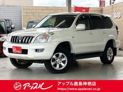 ランドクルーザープラド TX 4WD バックカメラ ナビ アルミホイール キーレスエントリー 電動格納ミラー AT 盗難防止システム 衝突安全ボディ CD MD 3列シート ABS エアコン パワーステアリング パワーウィンドウ 中古車画像
