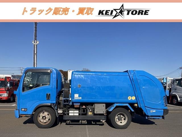 　３．２ｔワイド６．１立米　回転板　ダンプ式パッカー車　新明和Ｇ－ＲＸ　連続単動切替　汚水タンク