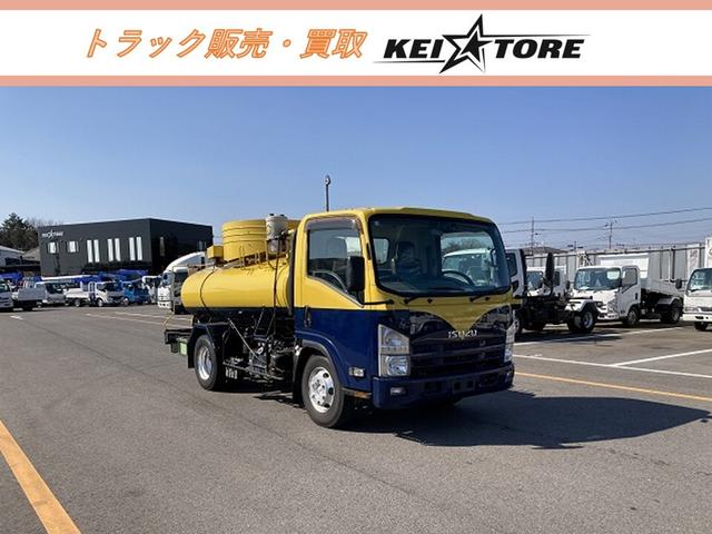 　３．７ｔワイド　バキューム　３，７００Ｌタンク　糞尿車　モリタエコノスＶＢＲ４３７Ｈ
