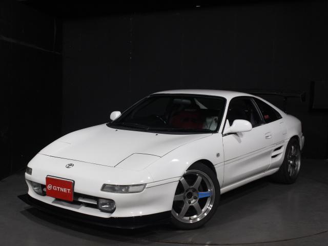 トヨタ ＭＲ２ ＧＴ－Ｓ　ターボモデル　５速ＭＴ　ＡＲＣエアクリーナーボックス　ジュランタワーバー　ボルテックスＧＴウイング　フジツボマフラー　フロントレイズＬＥ３７Ｔ１７ＡＷ　リアプロドライブＧＣ－０１０Ｇ１８ＡＷ