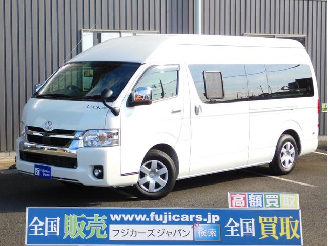 キャンピングカー ナッツRV リーク 2700cc 7名乗車5名就寝 8ナンバーキャンピング登録 シンク 冷蔵庫 FFヒーター 19型テレビ サブバッテリー 外部電源・充電器 400Wインバーター(1枚目)
