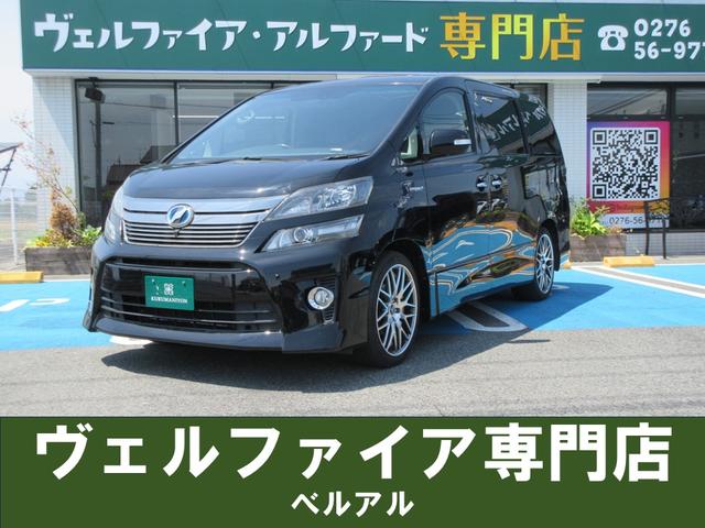 ヴェルファイアハイブリッド ＺＲ　サンルーフ付　４ＷＤ　両側自動スライドドア　電動テールゲート　クルコン　Ｗエアコン　電動シート　パノラマモニター　パークセンサー　盗難防止装置　Ｂｌｕｅｔｏｏｔｈオーディオ　Ｂモニター　３列シート（1枚目）