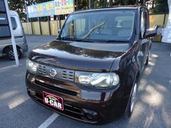 キューブ 15X SDナビ ワンセグテレビ ETC ABS 車検R9年10月 プッシュスタート アイドリングストップ 中古車画像