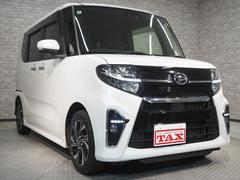 タント カスタムX ワンオーナー 禁煙車 スライドドア予約オープン 純正ナビ バックカメラ スマートアシスト パーキングセンサー Aストップ 純正ドラレコ ETC スマートキー2個 ハーフレザーシート 前席シートヒーター LEDヘッドライト フォグ 純正14インチAW 中古車画像