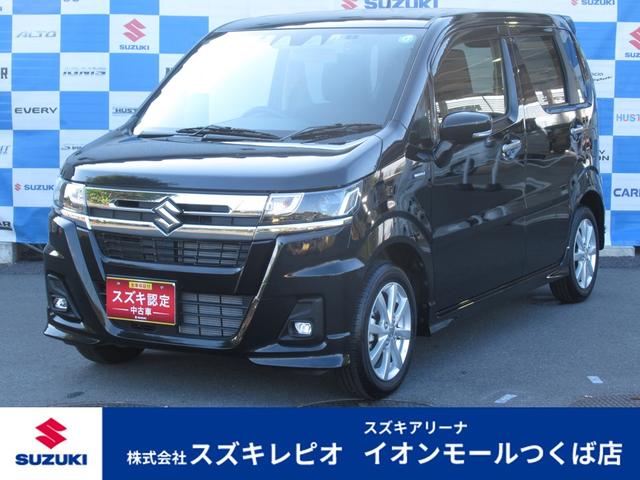 スズキ ワゴンＲカスタムＺ ハイブリッドＺＸ　ＥＴＣ　運転席シートヒーター　Aftermarketナビ