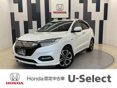 ヴェゼル ハイブリッドZ・ホンダセンシング ホンダ認定中古車 純正ナビ LEDライト レーダーサポート Wエアコン 1オーナ- DVD再生機能 整備記録簿 横滑り防止システム バックアイカメラ 盗難防止装置 フルセ シートヒーター付 ナビ&TV 中古車画像