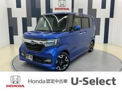 N-BOXカスタム G・Lターボホンダセンシング ホンダ認定中古車 LEDライト 両側電動 両側PWスライドドア Bモニタ Iストップ セキュリティー 点検記録簿 USB接続 クルーズコントロール ナビTV キーレスエントリー VSA LEDランプ 中古車画像