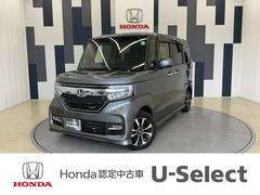 N-BOXカスタム G・Lホンダセンシング ホンダ認定中古車 純正ナビ LEDライト 整備記録簿 助手席エアバッグ キーレス シートH アイドリングST セキュリティーアラーム スマ-トキ- リアカメラ ETC 前車追従機能 サイドエアバッグ 中古車画像