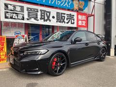 シビック タイプR 6MT ターボ 純正19インチアルミ 追突被害軽減システム ドライブモードスイッチ LEDヘッドライト アルカンターラ巻きステアリング 禁煙車 スマートキー 車線離脱警報 オートライト 中古車画像