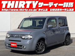 日産　キューブ　１５Ｘ　インディゴ＋プラズマ　禁煙車　純正ナビ