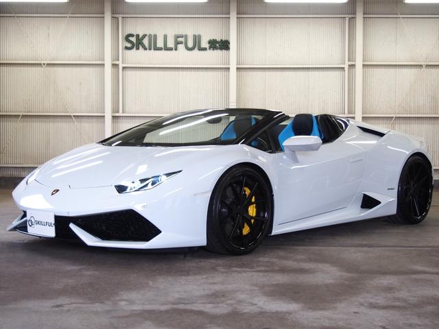 ウラカン(ランボルギーニ) ＬＰ６１０−４スパイダー　ハイパーフォージドフロント２０リア２１ＡＷマンソリーローダウンパワクラ製可 中古車画像