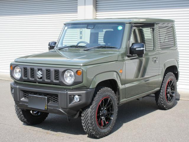 ＸＣ　ＬＥＤヘッドライト　スズキセフティサポート　オートマ　４ＷＤ　グラムライツ５７ＪＶレヴリミットエディションホイール　ジオランダ１８５／８５－１６ジャングルグリーン