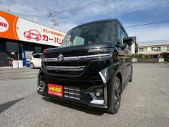 スペーシアカスタム ハイブリッドXS 届出済未使用車.全方位モニター付ナビ.スズキコネクト対応通信機.両側ワンアクションパワースライドドア.シートヒーター.スリムサーキュレーター.リヤヒーターダクト 中古車画像