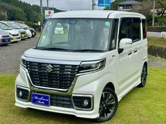 スペーシアカスタム ハイブリッドXS スマ-トキー キーレスエントリー アイドルストップ オートハイビーム シートヒーター フルフラットシート LEDヘッドライト 衝撃安全ボディー オートライト オートエアコン ベンチシート Wエアバッグ 中古車画像