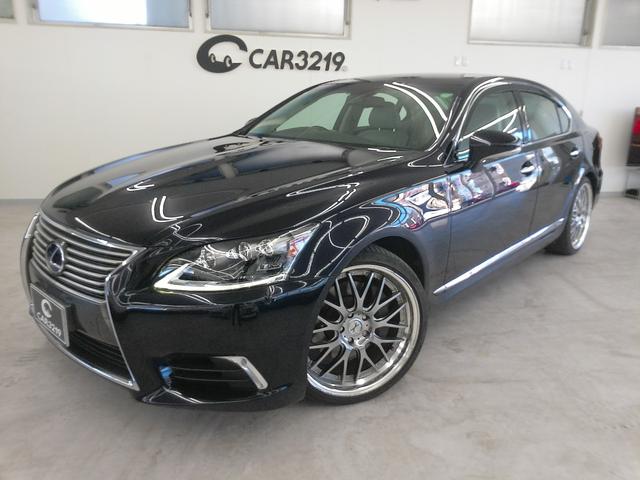 ＬＳ６００ｈ　バージョンＬ　４ＷＤハイブリッドカー　社外アルミ　レクサスプレミアムサウンド　クルコン　革シート　クリアランスソナー　ステアリングヒーター　オートハイビーム　パワーバックドア　ナビ　バックカメラ　フルセグ
