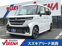 スペーシアカスタム ハイブリッドXS 8インチナビTVスマホ連携&バックカメラ フルセグ DVD CD ミュージックサーバー ミュージックプレイヤー接続可 スマートキー シートヒーター LEDヘッドライト フルエアロ 両側電動スライドドア 中古車画像