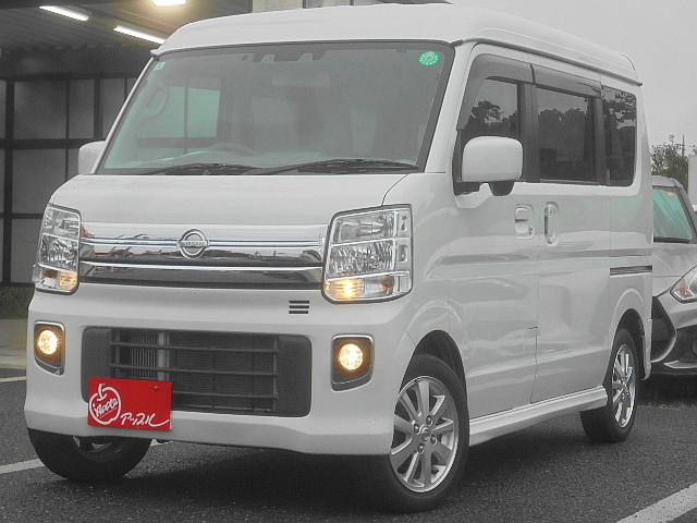 NV100クリッパーリオ(日産) E ターボ ハイルーフ インテリジェントエマブレ 左パワスラ LDW VDC バックソナー D席シートヒーター リアヒーター キセノン 純ナビ(MJ321D−W)Bモニター フルセグ ETC 純14アルミ 中古車画像