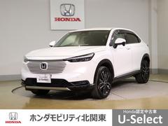 ヴェゼル e:HEVZ 衝突回避支援ブレーキ機能 スマキ Pトランク フルオートエアコン Dレコ エアバッグ 両席エアバック Rカメ パワーウィンドウ LEDランプ ソナー クルーズC ナビ&TV USB 中古車画像