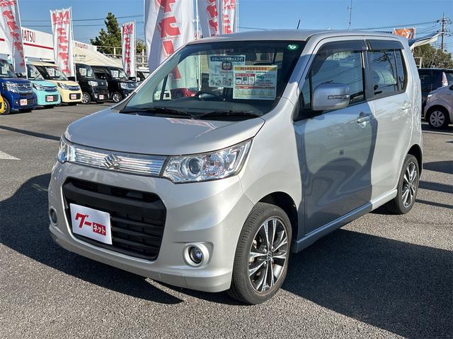 ワゴンＲスティングレー(スズキ) Ｔ　ＥＴＣ　オートライト　ＨＩＤ　スマートキー　アイドリングストップ　電動格納ミラー　ベンチシート　ＣＶＴ　盗難防止システム　ＡＢＳ　アルミホイール　衝突安全ボディ　エアコン 中古車画像