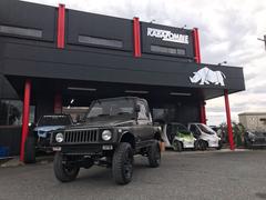 ジムニー 幌タイプ 4MT 社外足回りリフトアップ公認車 全塗装 太田チャンバー フルトラ化 外AW MTタイヤ FKドア プッシュスタート 社外電動パワステ 社外ハンドル 外LEDテール 外タコメーター サントップ 中古車画像