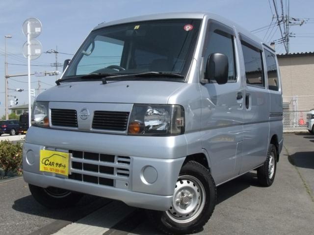 日産 クリッパーバン ＤＸ　軽バン　令和５年９月タイミングベルト交換済み　ＡＴ　両側スライドドア　エアコン　運転席エアバッグ　助手席エアバッグ　ハイルーフ　集中ドアロック