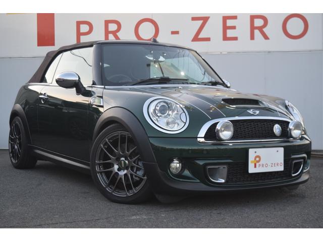 ＭＩＮＩ ＭＩＮＩ クーパーＳ　コンバーチブル　AftermarketＢＢＳアルミホイール　ビルシュタイン車高長