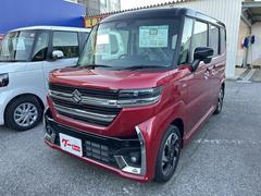 スペーシアカスタム ハイブリッドXS 全周囲カメラ 両側電動スライドドア ナビ オートクルーズコントロール レーンアシスト 衝突被害軽減システム オートライト LEDヘッドランプ スマートキー アイドリングストップ 中古車画像