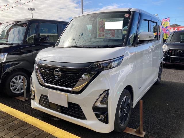 日産 ルークス ハイウェイスター　Ｘ　プロパイロットエディション　全周囲カメラ　両側電動スライドドア　ナビ　ＴＶ　クリアランスソナー　レーンアシスト　衝突被害軽減システム　オートライト　ＬＥＤヘッドランプ　スマートキー　アイドリングストップ　電動格納ミラー