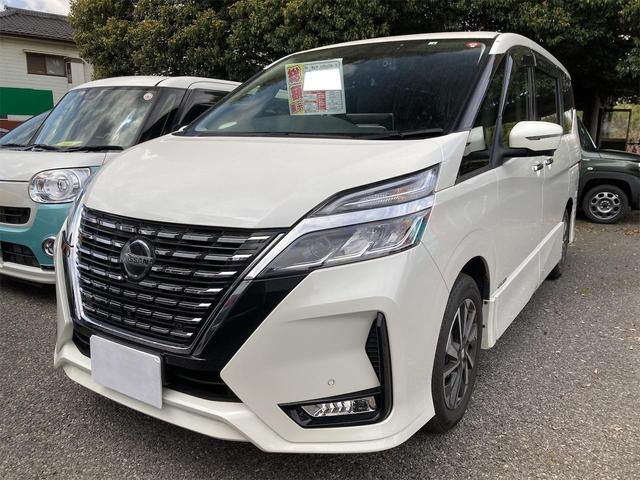 セレナ（日産）ハイウェイスターＶ　ドライブレコーダー　ＥＴＣ　全周囲カメラ　クリアランスソナー　オートクルーズコントロール　レーンアシスト　衝突被害軽減システム　両側電動スライドドア　オートライト　ＬＥＤヘッドランプ　スマートキー 中古車画像