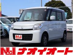 スペーシア G フル装備 スライドドア ABS キーフリーシステム UVカットガラス プライバシーガラス オーディオレス車 電動格納ミラー 社外アルミホイール オートエアコン スペアキー 中古車画像