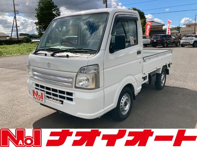 キャリイトラック ＫＣ　サイドバイザー　フロアマット　荷台マット　ラジオ　アイドリングストップ　エアコン　パワーステアリング（1枚目）