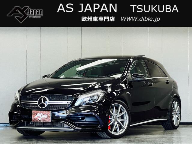 Ａ４５　４マチック　後期３８１ＰＳモデル　黒革　パノラマＳＲ　赤キャリパー　ＡＭＧパフォーマンスエグゾースト　ＡＭＧ　ＲＩＤＥ　ＣＯＮＴＲＯＬスポーツサスペンション　ＡＭＧダイナミックセレクト　ＬＥＤパフォーマンスライト