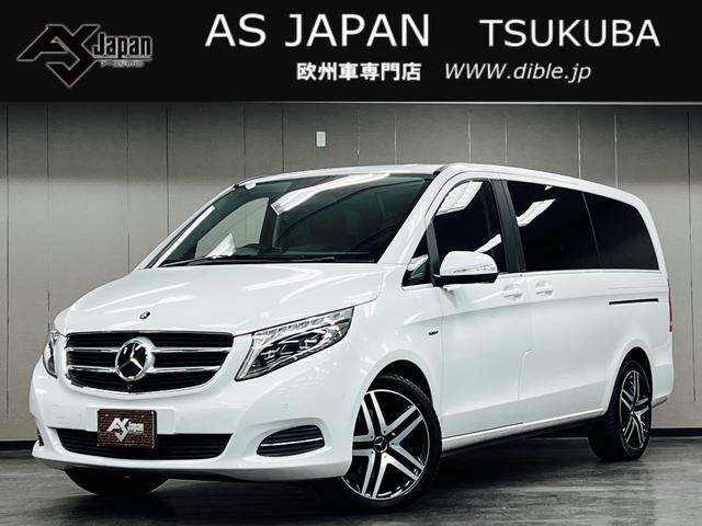 Ｖ２２０ｄ　アバンギャルド　ロング　１年保証　黒革　ブルメスター　後席左右ヘッドレストモニター　レーダーセーフティ　レーダークルーズ　衝突軽減　車線保持　全方位カメラ　ＬＥＤオートハイビーム　純正１９ＡＷ　ＥＴＣ２．０　スペアキー　禁煙