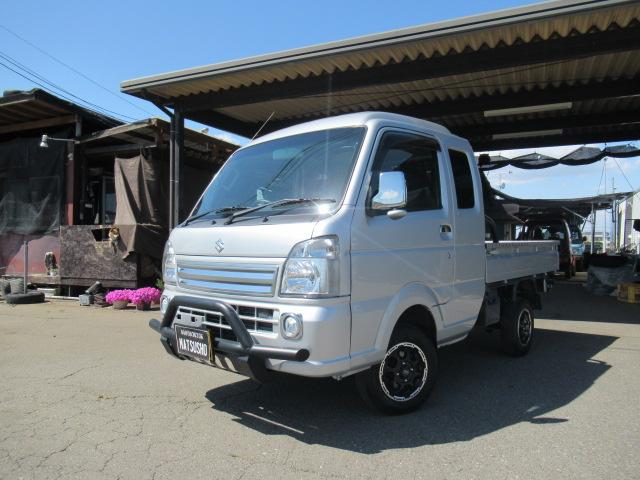 Ｘ　４ＷＤ　オートマ　リフトアップ　社外アルミ　社外前後バンパー　ナビ　ＴＶ　Ｂカメラ　ＥＴＣ　ドアバイザー　キーレス　ロールバー　荷台アオリ延長　ノーマルＰあり　走行３万キロ台　車検令和８年１２月
