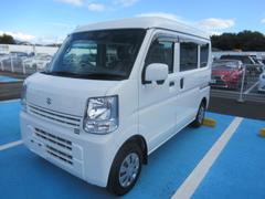エブリイ PC 4WD I-STOP BLUETOOTH 電動格納式ミラー Wエアバッグ キーレスエントリーシステム オートハイビーム ETC付 前席パワーウインドウ セキュリティーアラーム 左右スライドドア ドラレコ 中古車画像